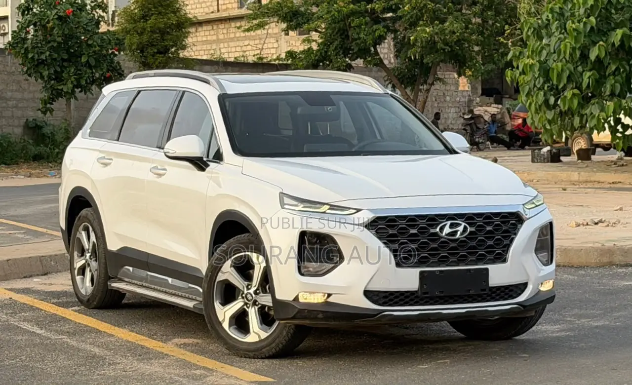 Hyundai Santa Fe Limited 2.4 FWD 2019 Blanc