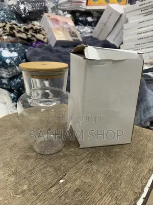 Tasse À Smoothie en Verre Avec Couvercle