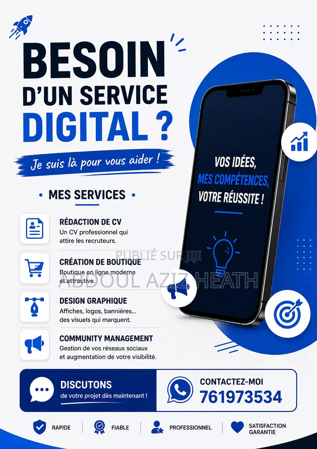 Création D’affiches, Logos Et Designs Professionnels