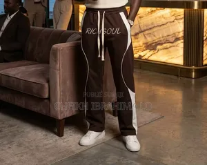 Pantalon Coton Bas Large Et T-Shirt Big Size