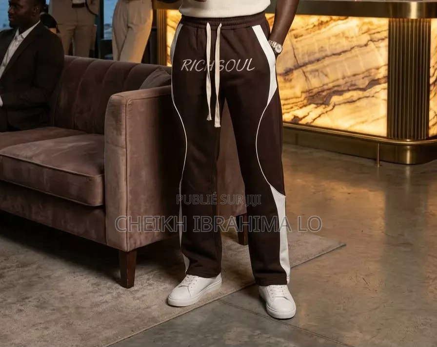 Pantalon Coton Bas Large Et T-Shirt Big Size