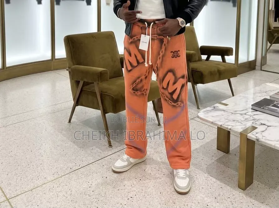 Pantalon Coton Bas Large Et T-Shirt Big Size