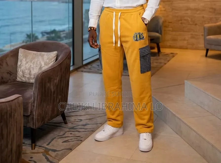 Pantalon Coton Bas Large Et T-Shirt Big Size