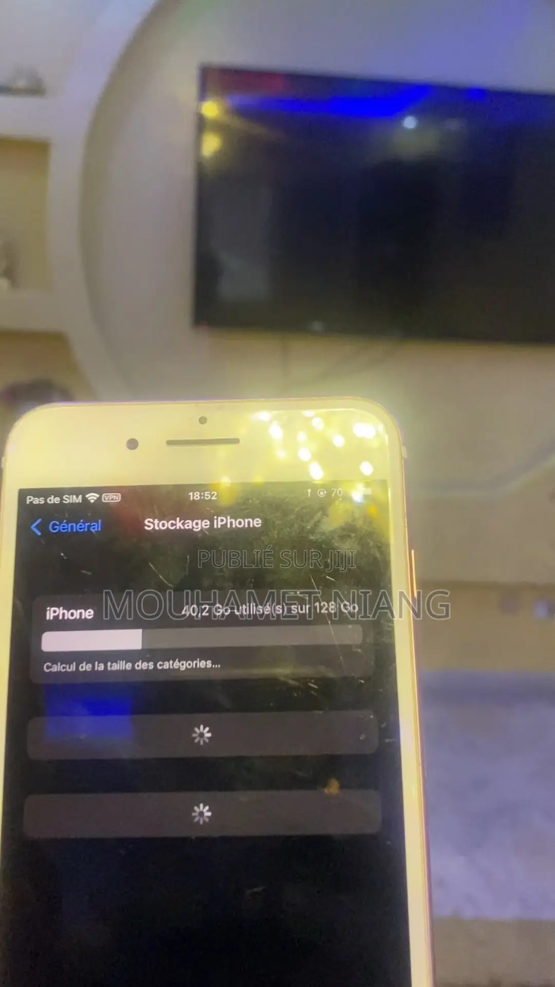 Pomme iPhone 7 Plus 128 GB Rose