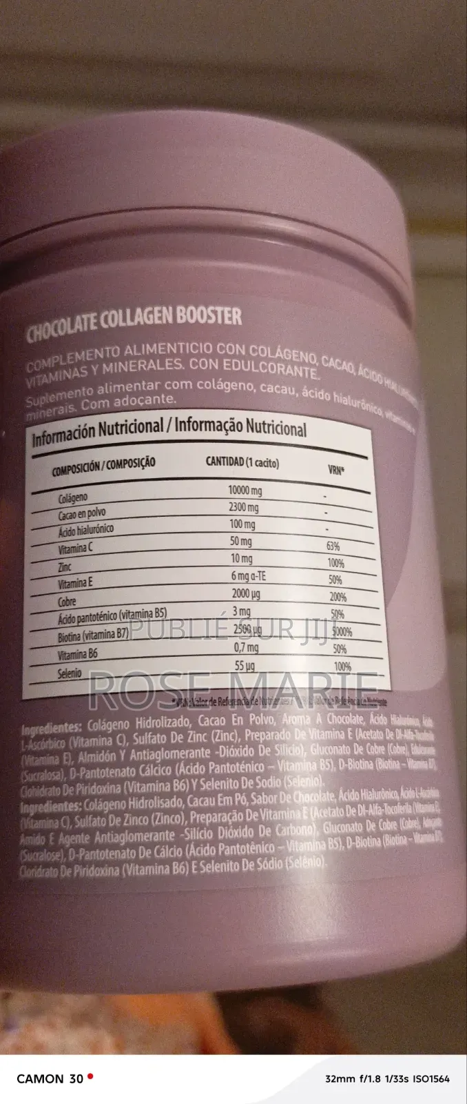 Nutriplus Beauty Booster Collagène Saveur Chocolat