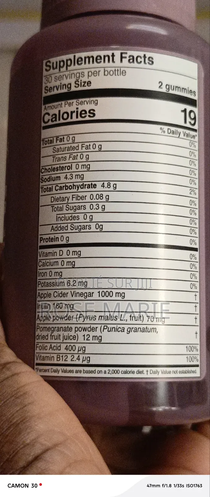 Nutriplus Vinaigre De Cidre De Pomme