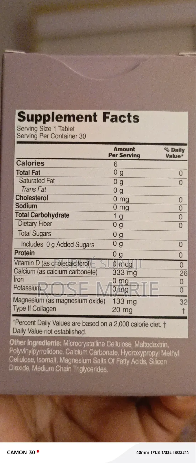 Nutriplus Calcium Magnésium Collagène