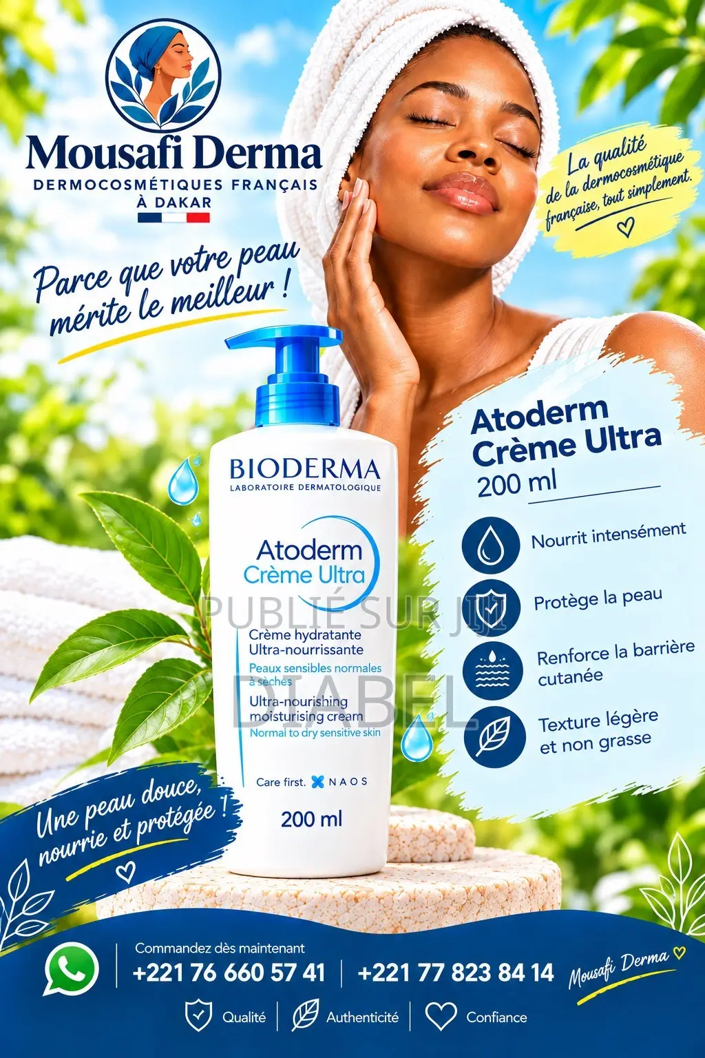Bioderma Atoderm Crème Ultra — 200 Ml