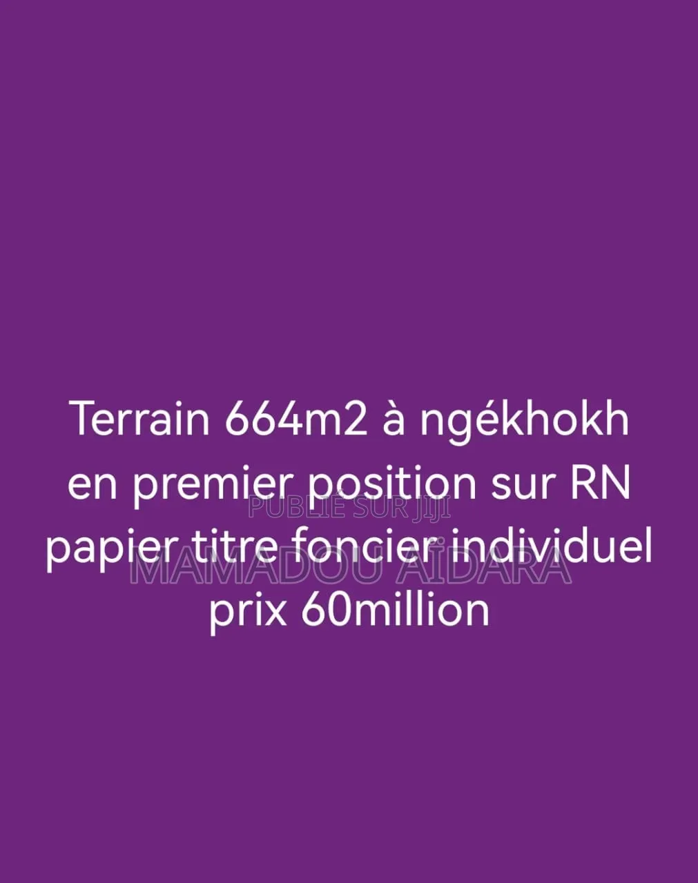 Terrain Avendre