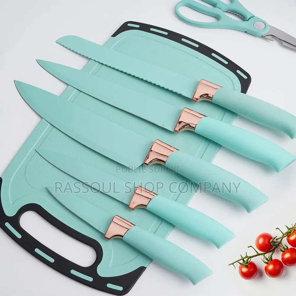 Ensemble Spatule 19 Pièces Avec Planche À Découper en Silicone