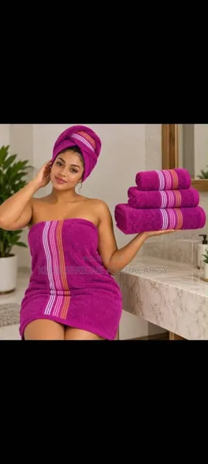 Serviette 3 Pièces Qualité Original Coton