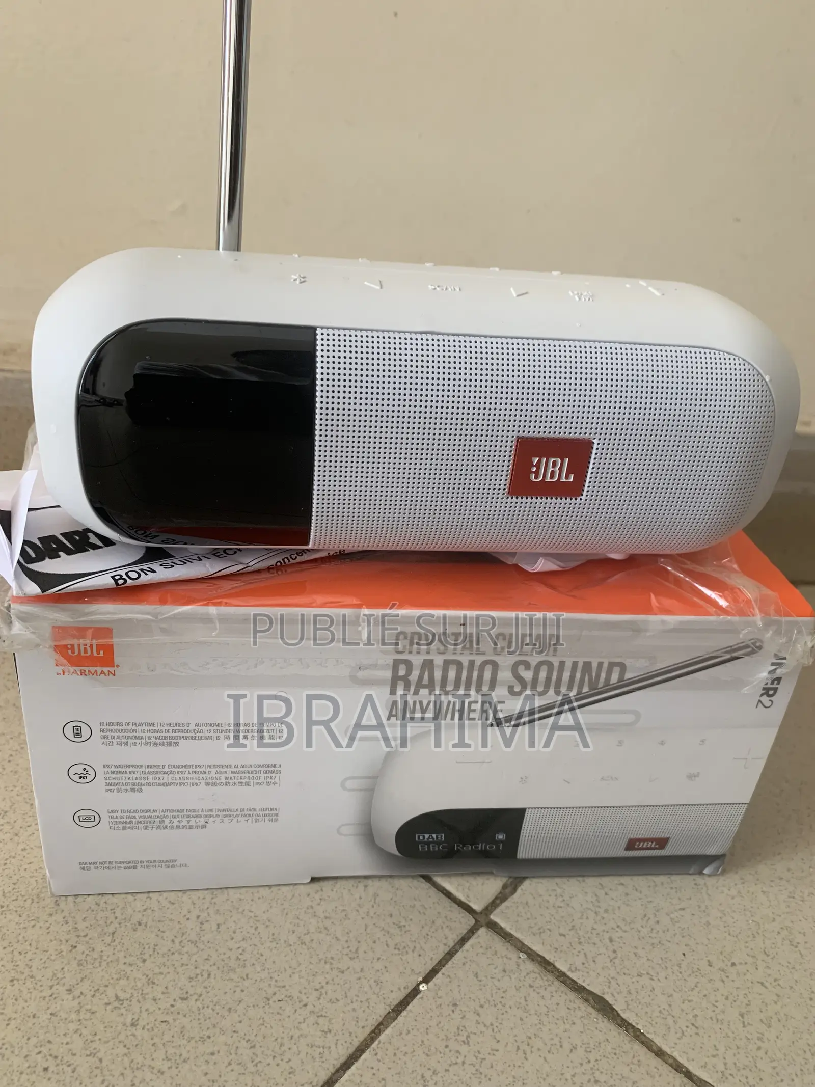 JBL Turner 2 Radio Numérique Enceinte Bluetooth
