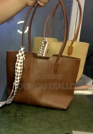 Sac À Main Femme Chic Avec Foulard – 13 500F | Livraison Gratuite