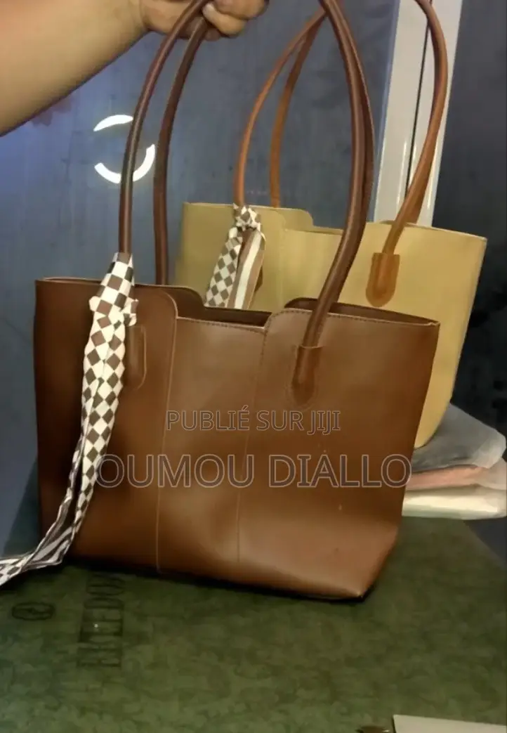 Sac À Main Femme Chic Avec Foulard – 13 500F | Livraison Gratuite