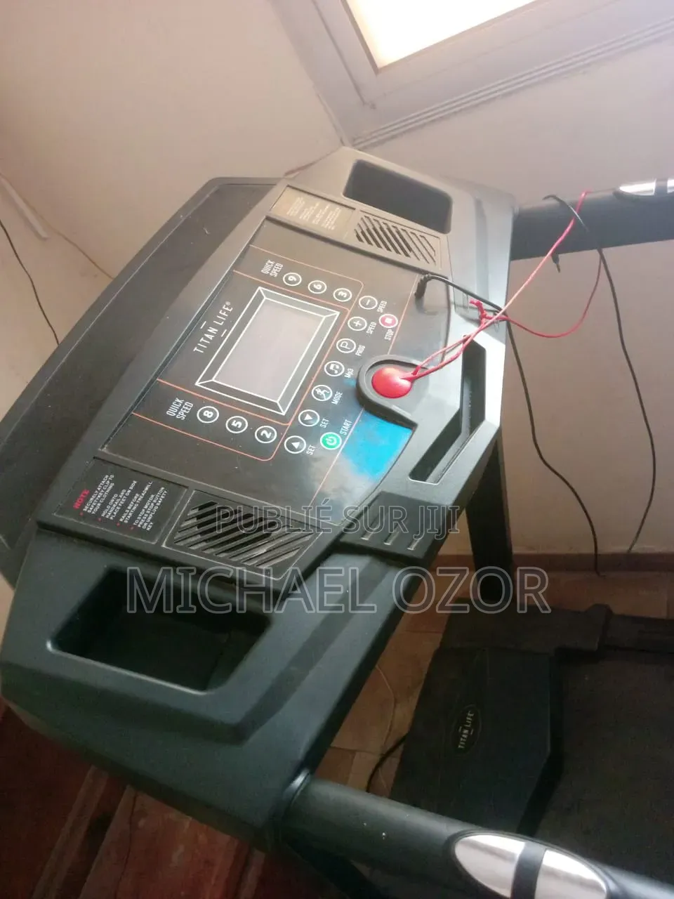 Titan Life Treadmill, a Fitness Brand With Digital Tracking Displays.