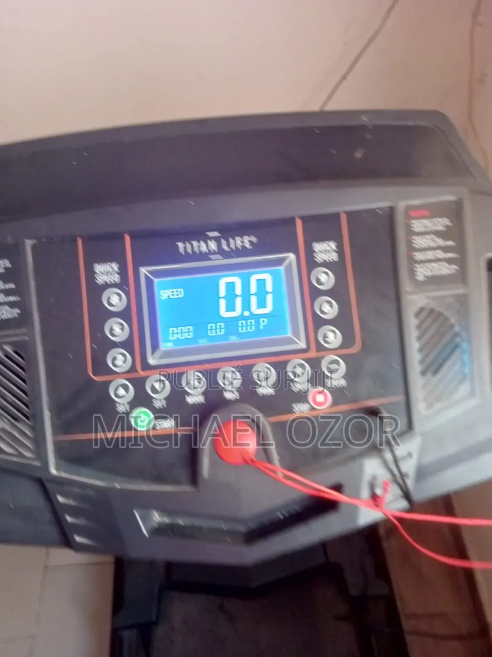 Titan Life Treadmill, a Fitness Brand With Digital Tracking Displays.