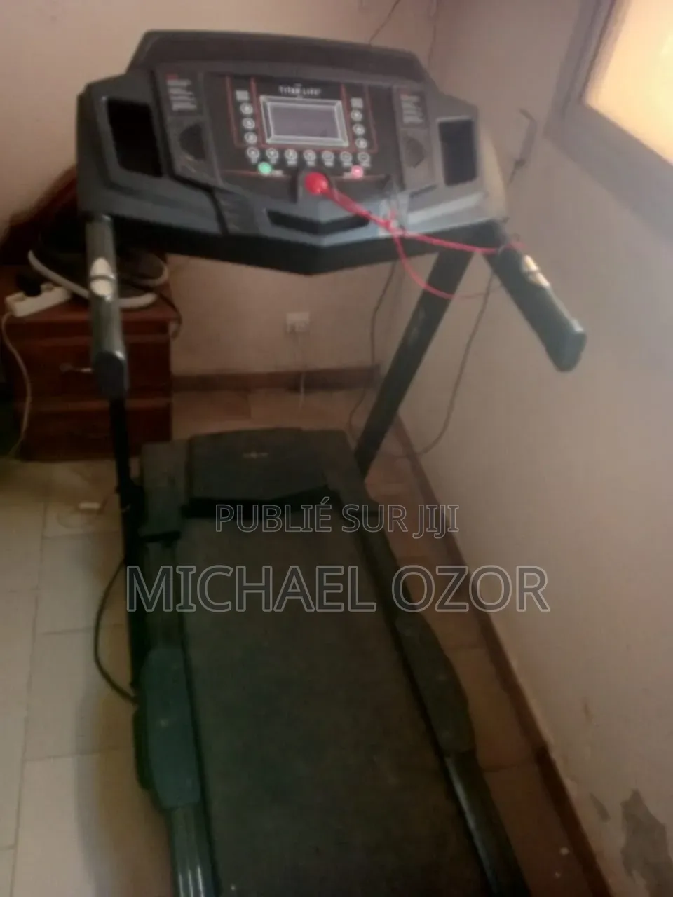 Titan Life Treadmill, a Fitness Brand With Digital Tracking Displays.