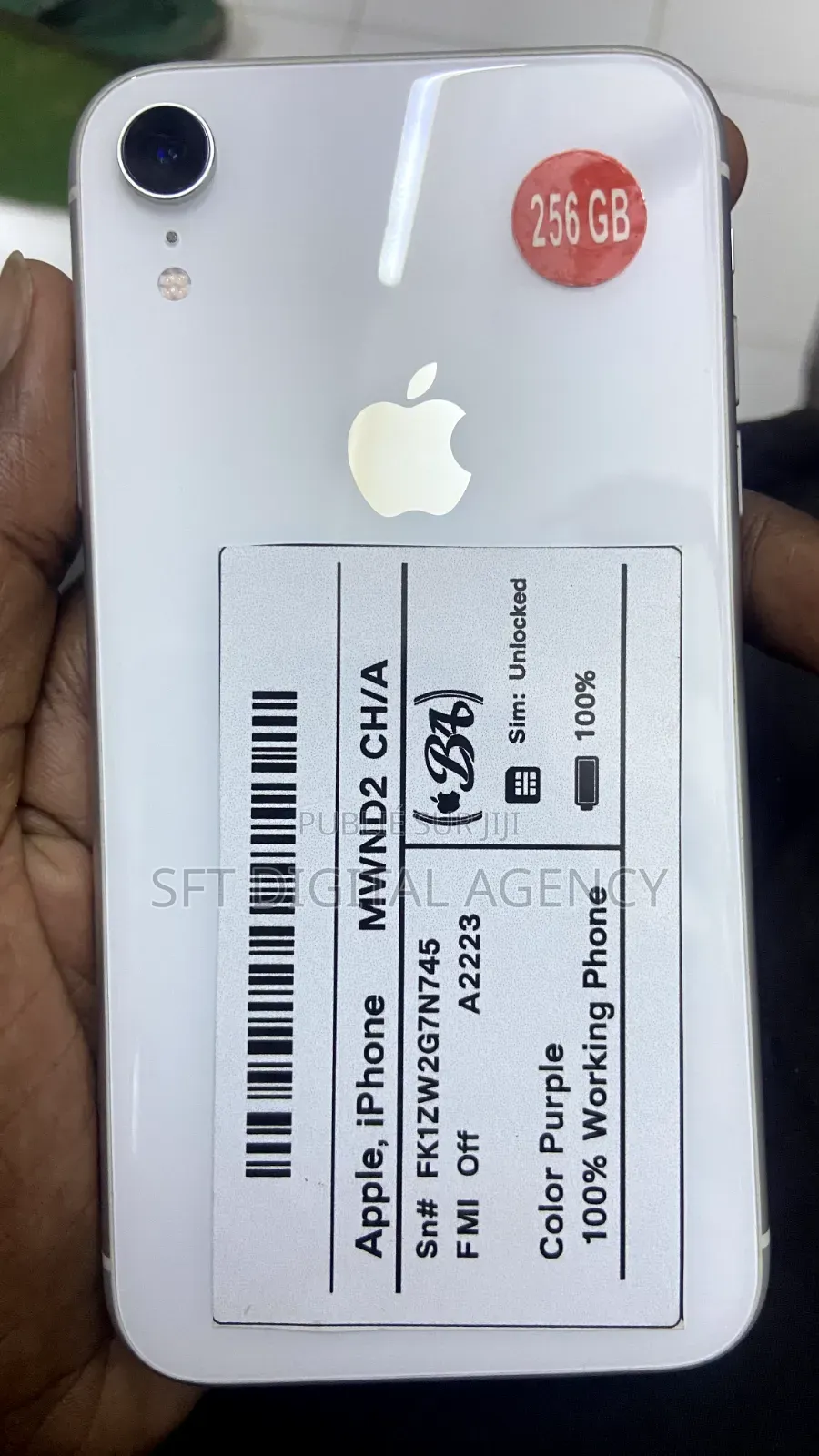 Nouveau Pomme iPhone XR 256 GB Blanc