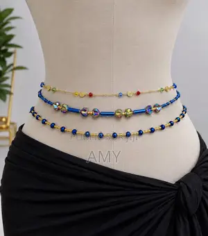 Baya 3 Pièces – Perles Bleues Aux Reflets Précieux