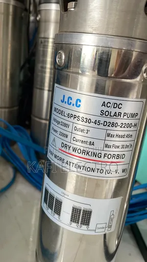 Pompe Immergée Solaire AC DC