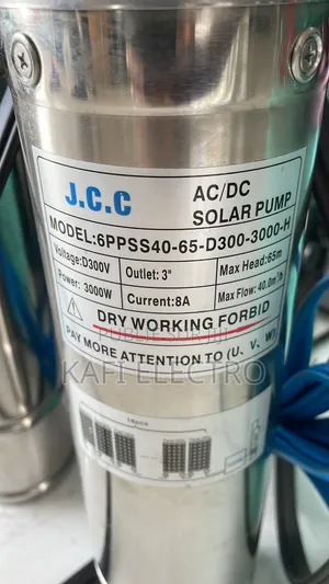 Pompe Immergée Solaire AC DC