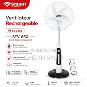 Ventilateur Rechargeable Smart Technology 16"