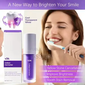 Dentifrice Correcteur De Couleur V34 - Blanchiment Dentaire