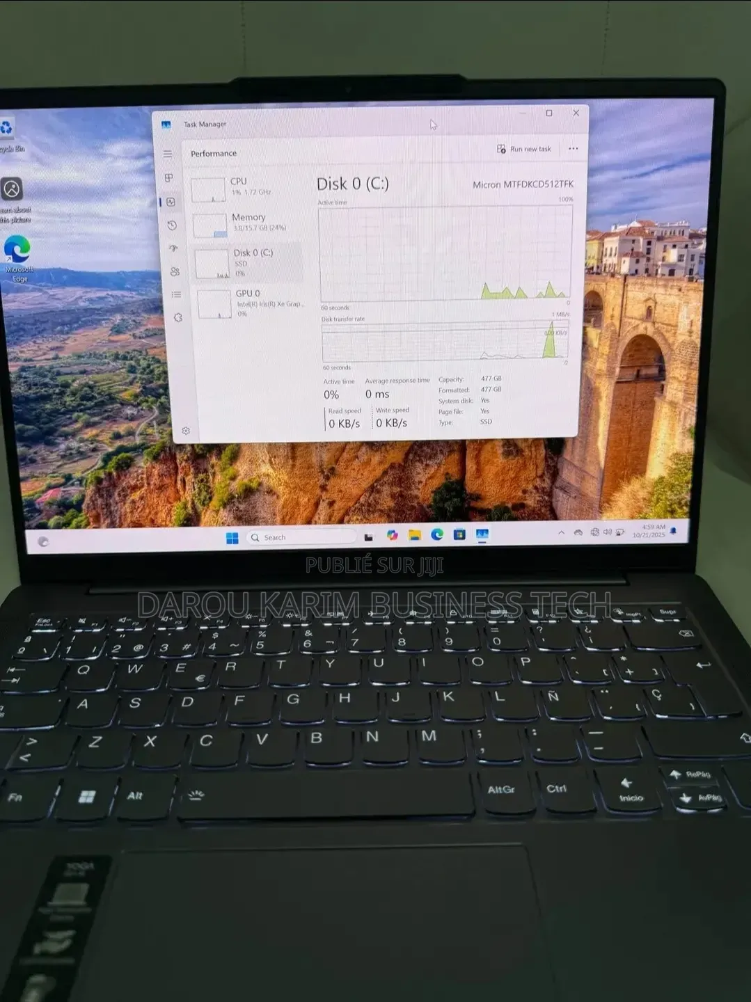 Nouveau Ordinateur portable Lenovo Autre 16GB Intel Core i5 SSD 512GB