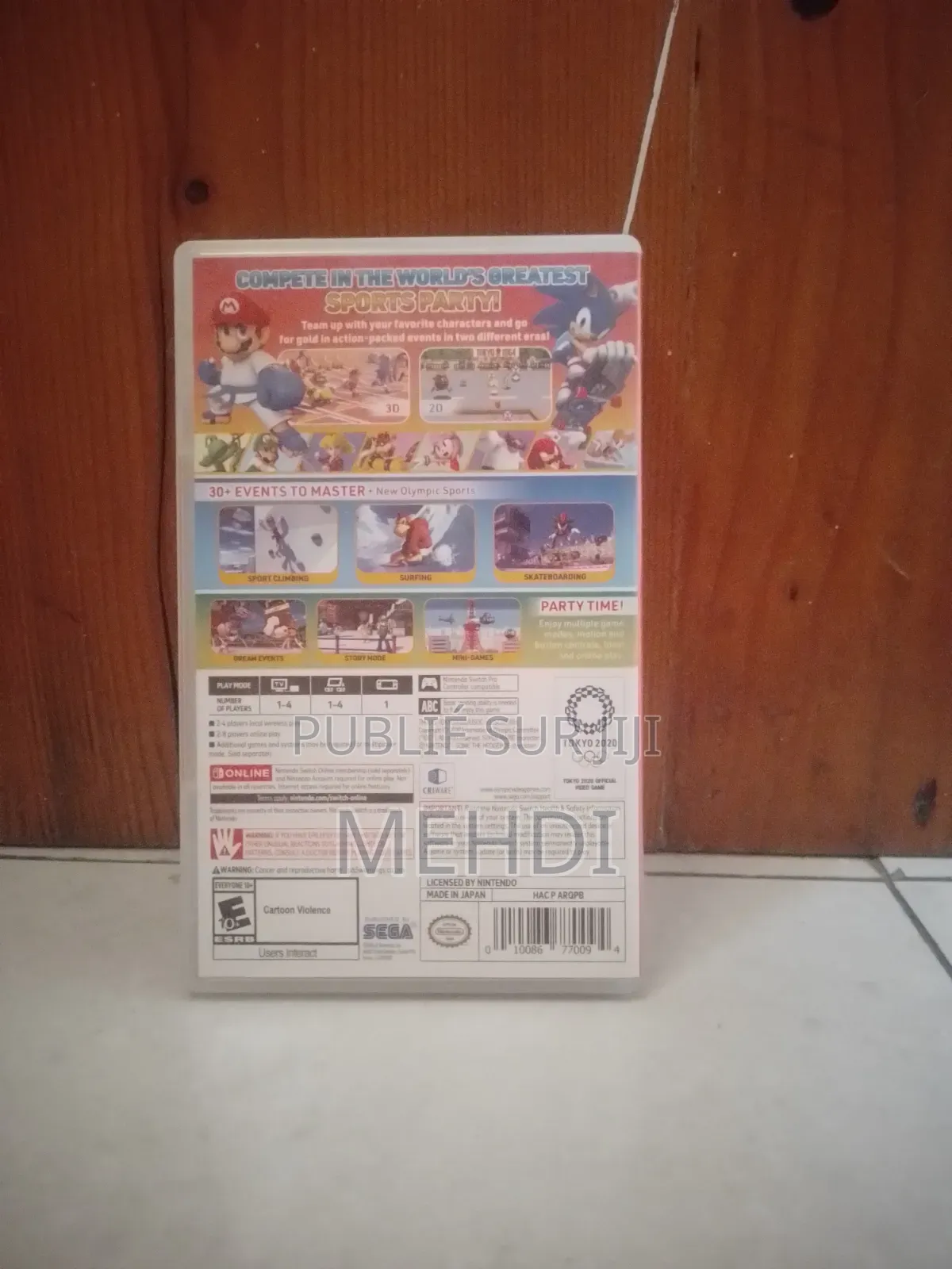 Jeu Nintendo Switch: Mario Sonic at the Olympic Games