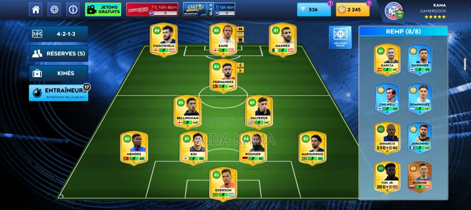 Compte DLS a Vendre