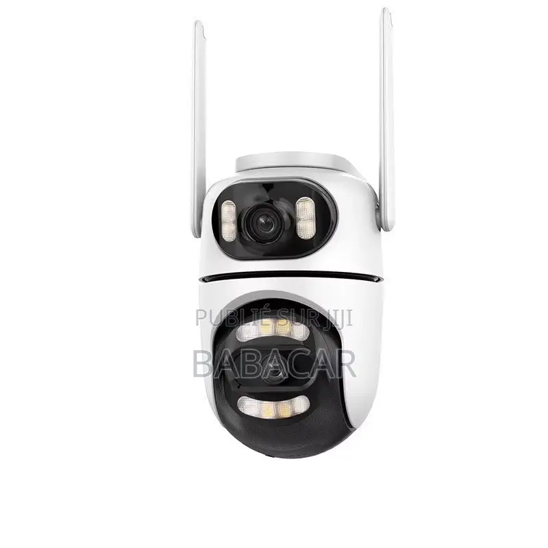 Caméra De Surveillance WiFi Extérieure Double Objectif 4M PTZ Étanche