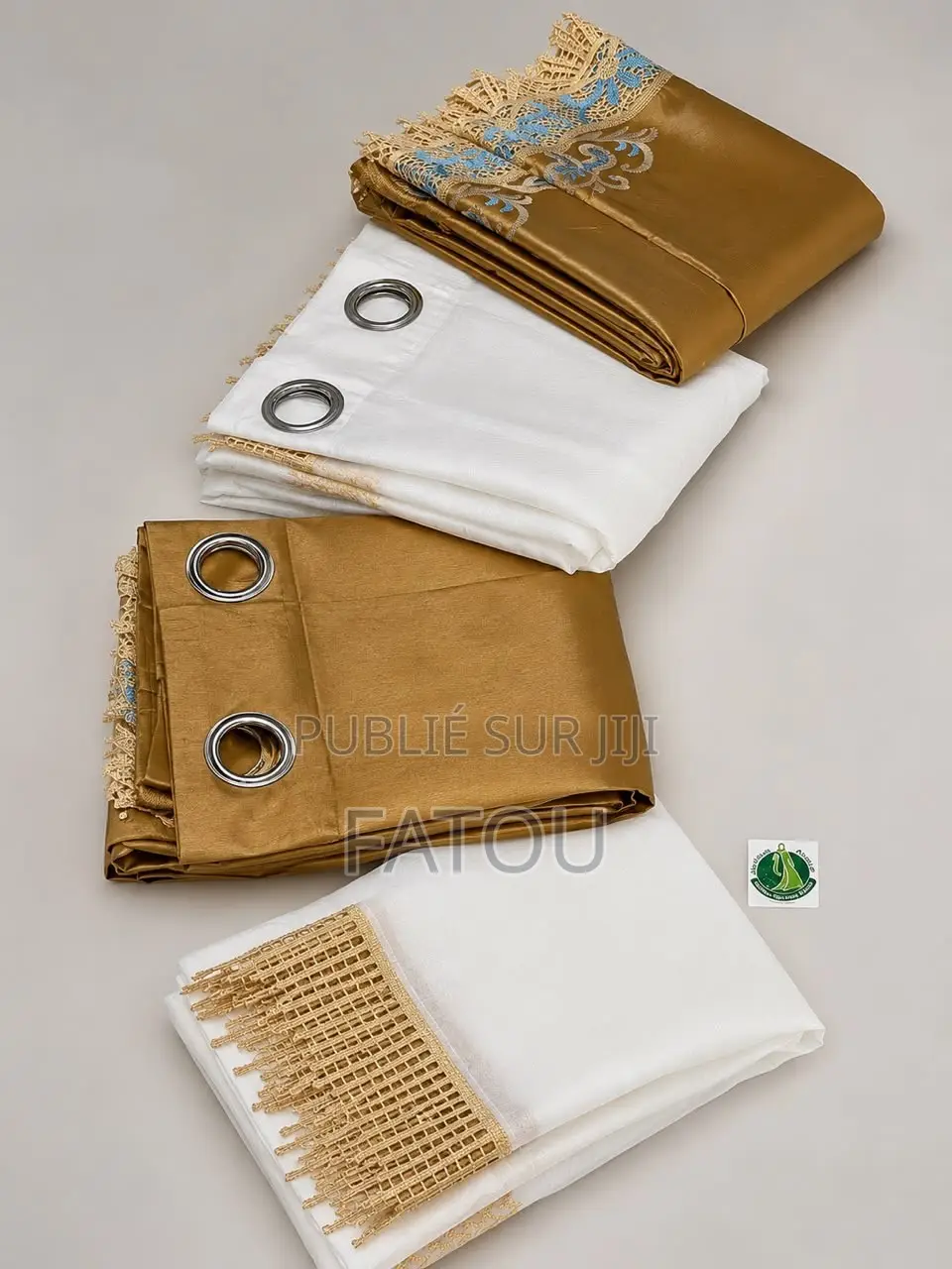 Lots De 4pieces Rideaux Luxe