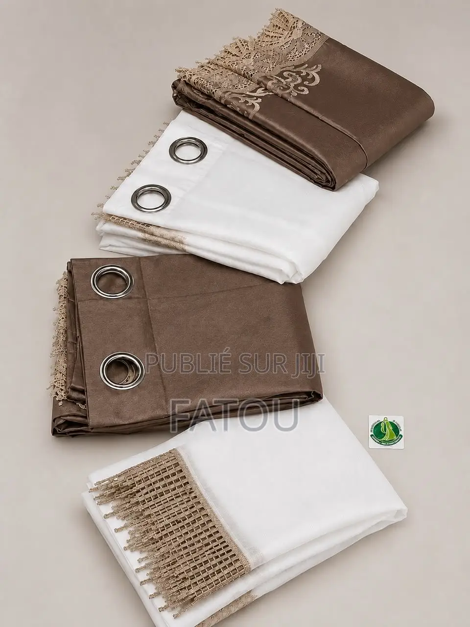 Lots De 4pieces Rideaux Luxe