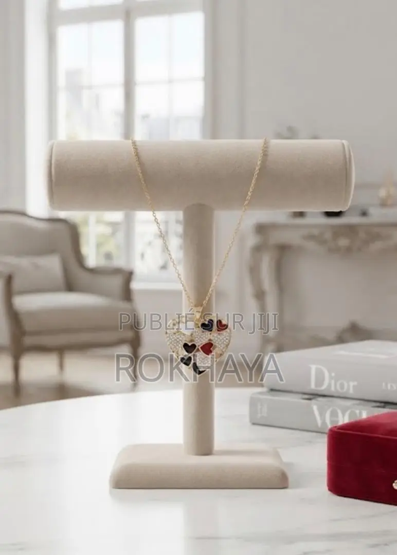 Collier Pendentif Cœur Élégant en Acier Inoxydable