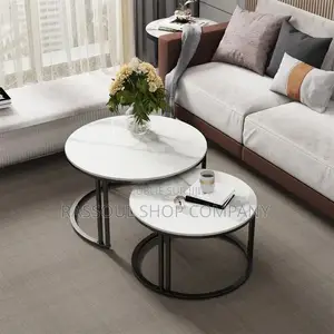 Table 2 Pièces Marbre en Verre Prix:20000f Contact WhatsApp