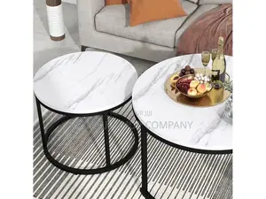 Table 2 Pièces Marbre en Verre Prix:20000f Contact WhatsApp