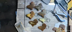Artisanat Pendentif Boucle d'Oreille Bracelet en Corne De Zébu