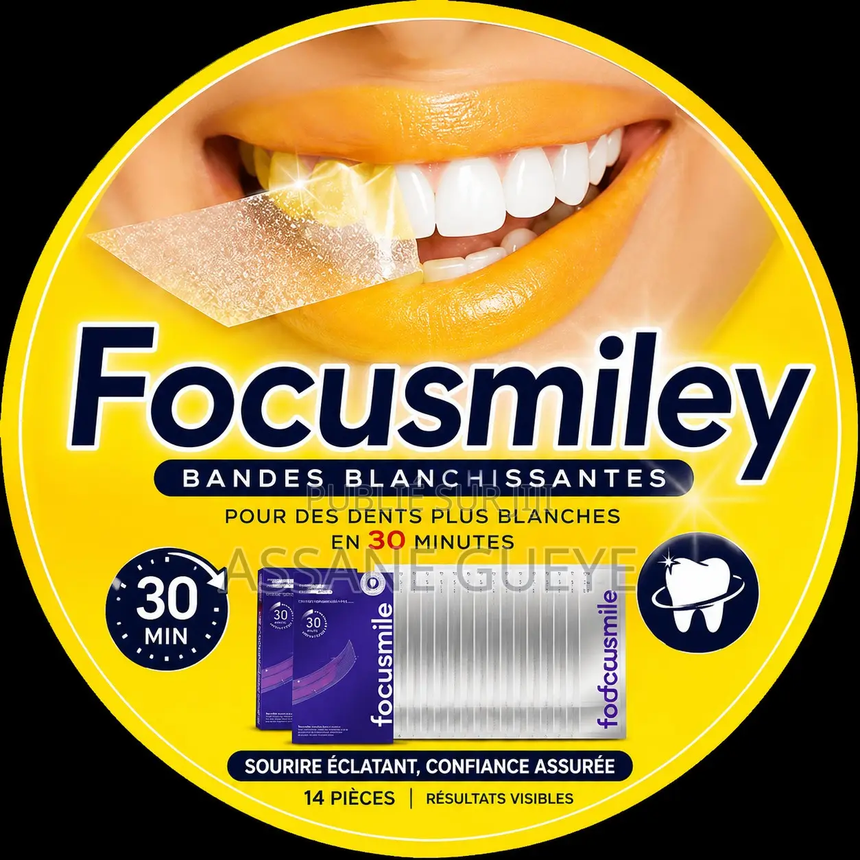 SMILE KIT — BANDES BLANCHISSANTES Nouveau ! Sourire Éclatant Band