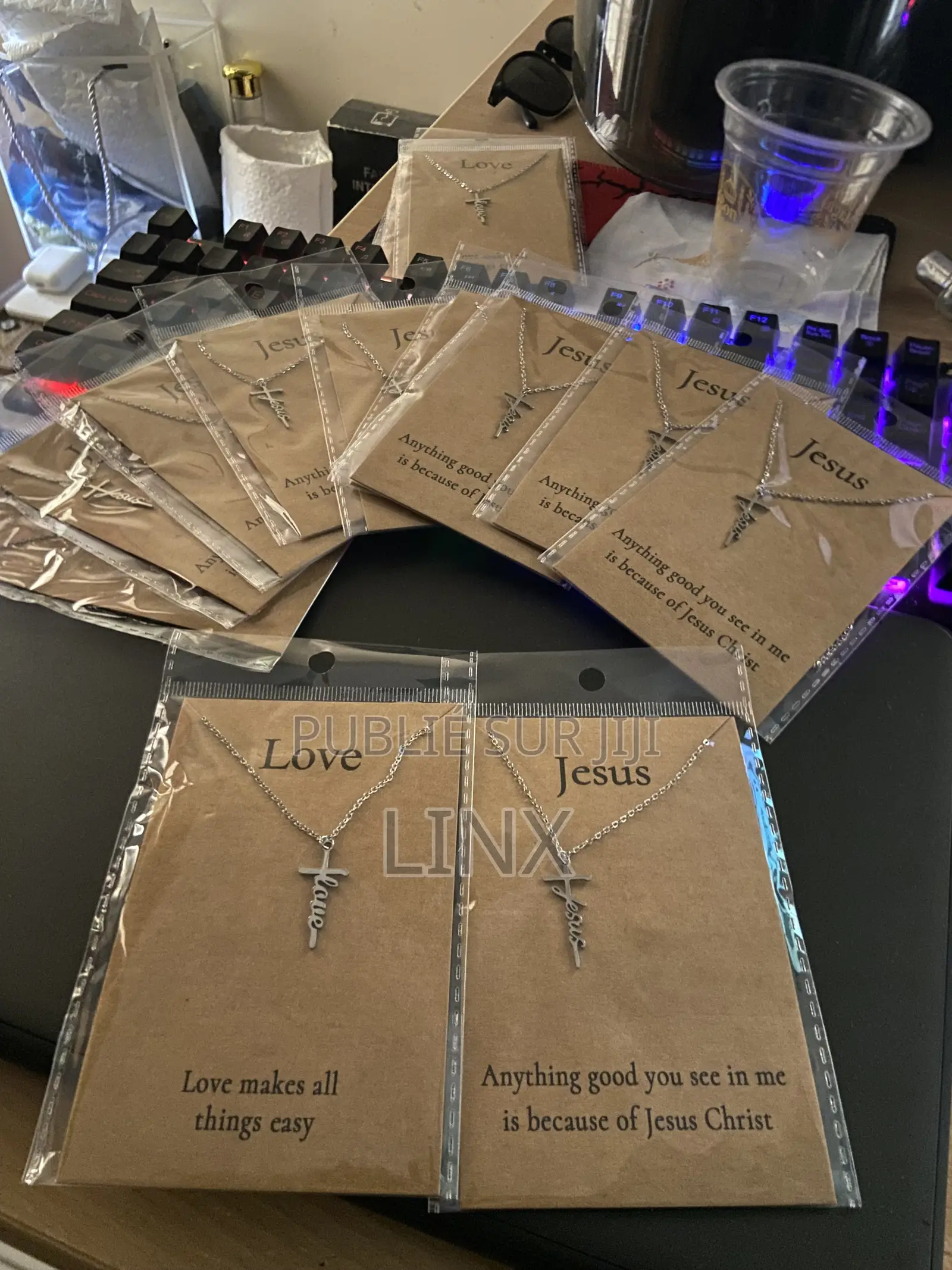 Collier Croix Inoxydable Jésus