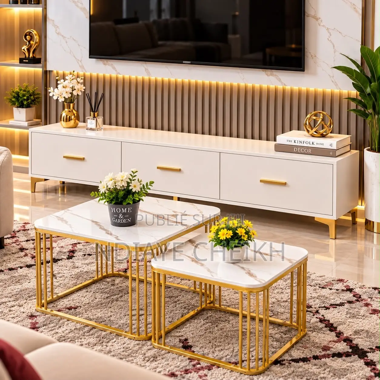Table TV Et 2table Salon
