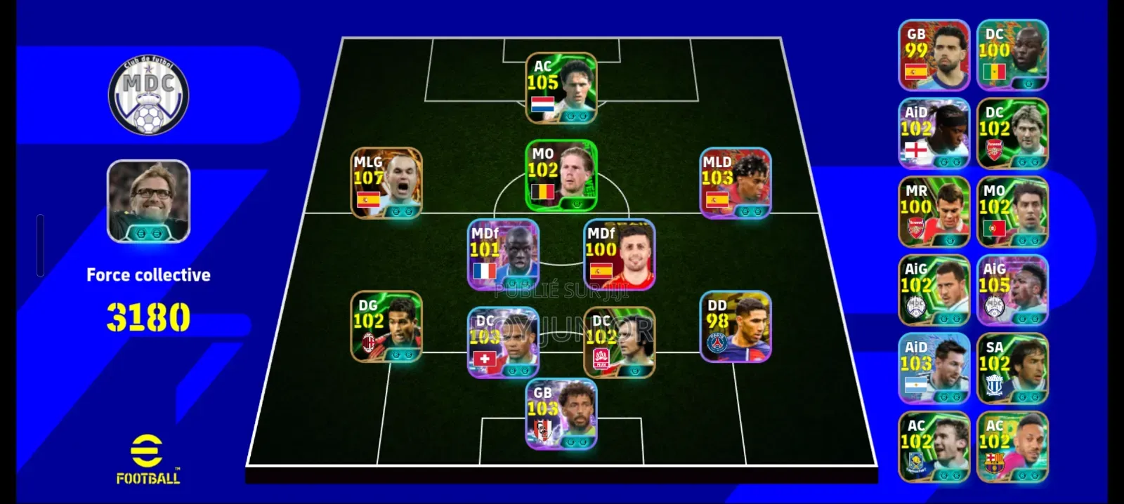 Compte Efootball