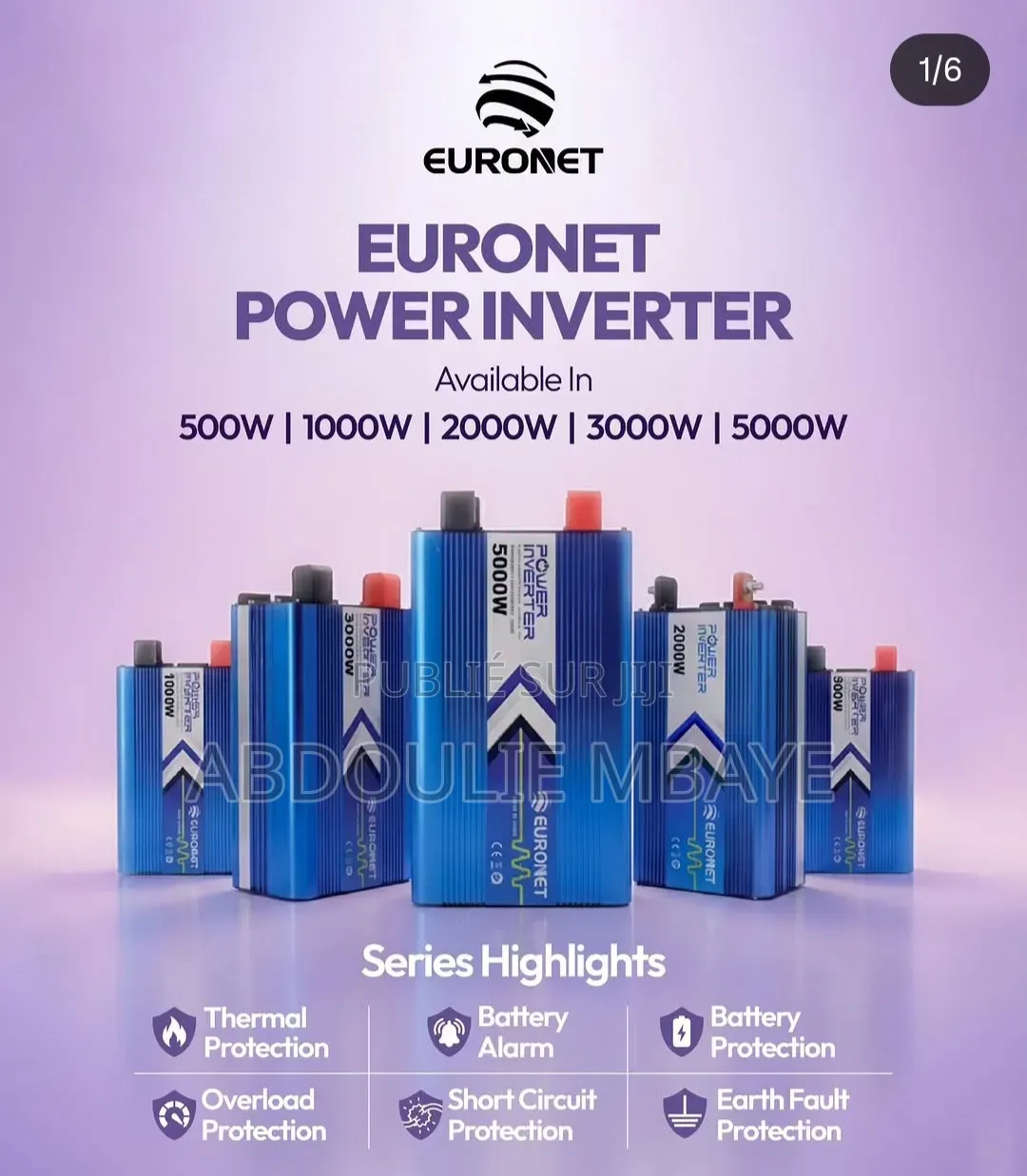 Onduleur Euronet 5000w 12v24v