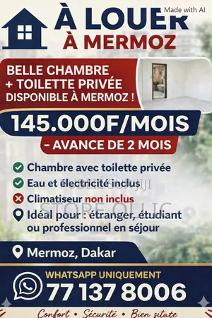 Une Chambre Prête À Vivre À Mermoz
