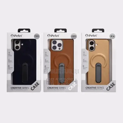 Coque Semi Cuir Avec Support iPhone – Leather Stand Case