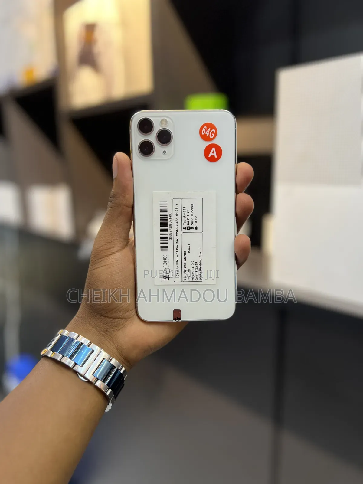 Nouveau Pomme iPhone 11 Pro Max 64 GB Blanc