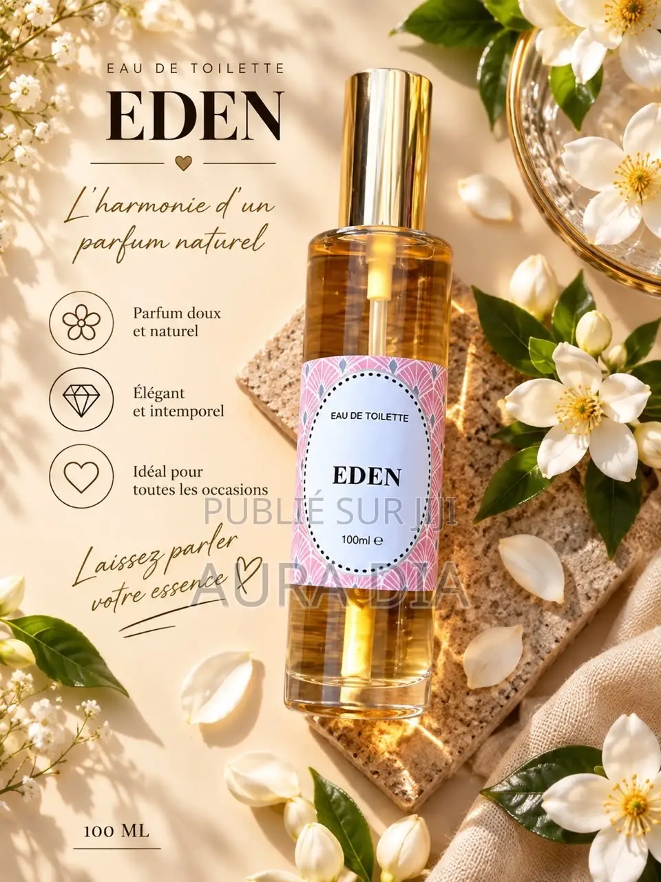 Eau De Toilette NAYA — L’Élégance Botanique Fraîcheur Pure