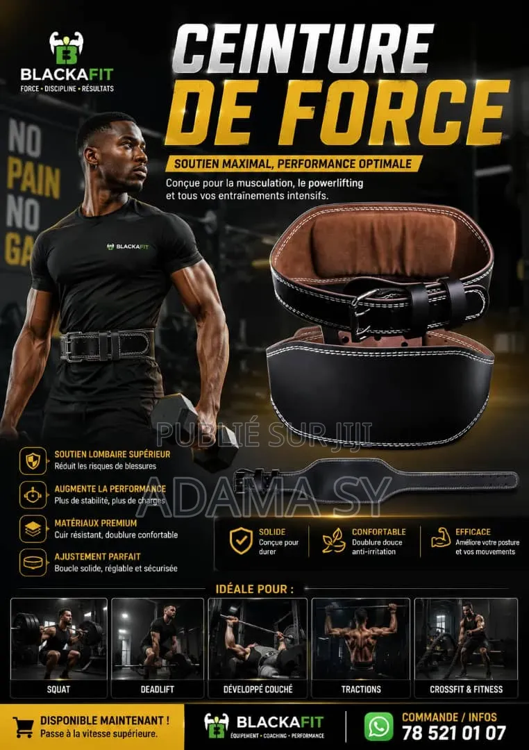 Ceinture Lombaire en Cuire