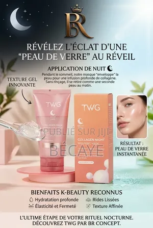 Masque Facial Au Collagène