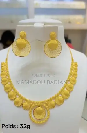 Collier Et Boucles D’oreilles or 21 Kara Importé