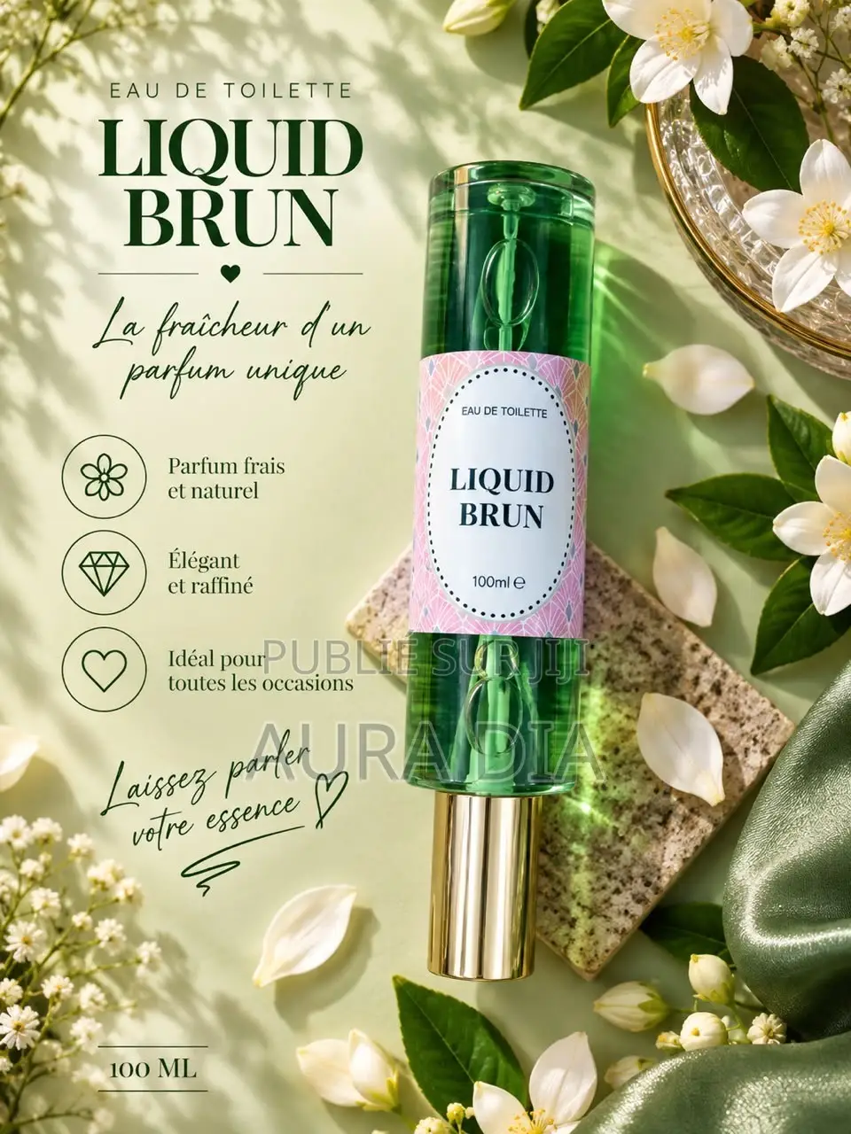 Eau De Toilette Liquid Brun